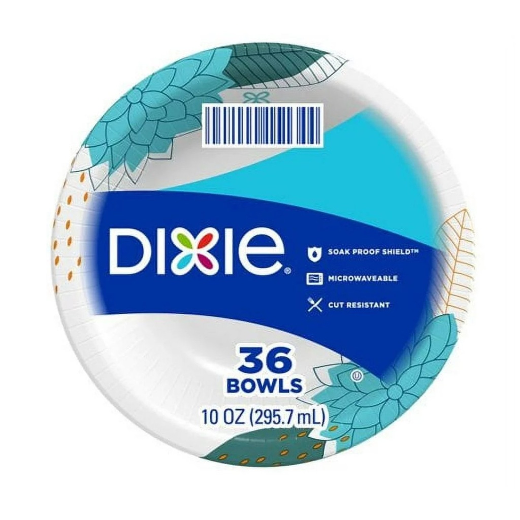 Bowl De Carton Dixie / 36 Pack / 10oz / 295mL
