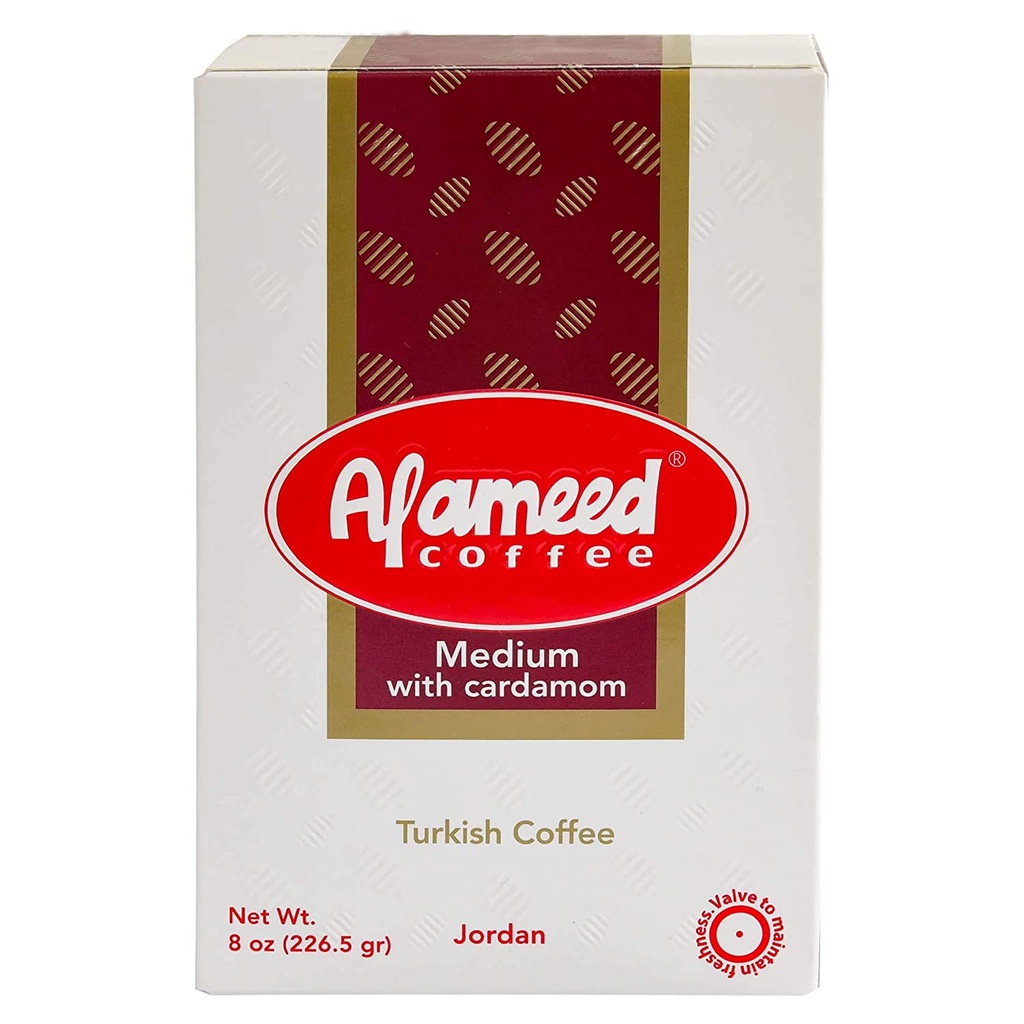 Alameed Café Molido con Cardamomo, 226g