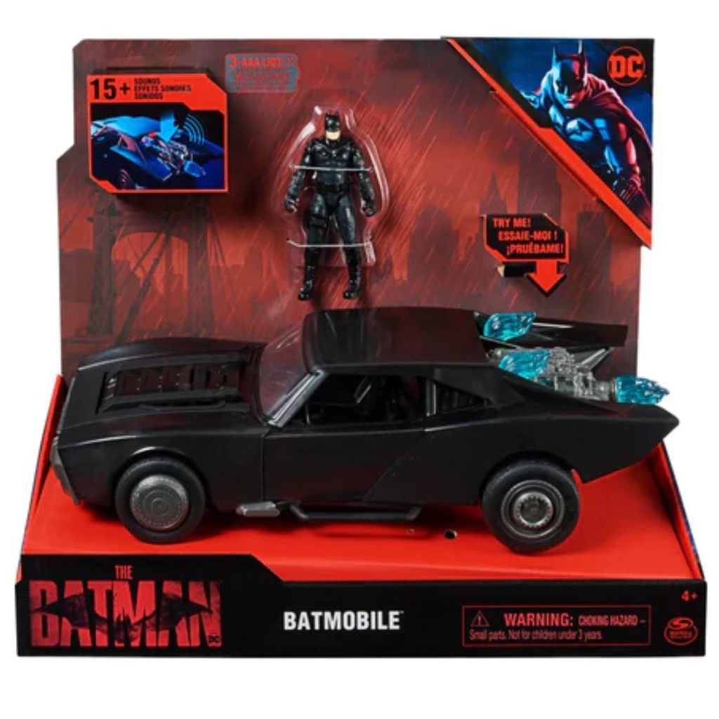Batmobil The Batman - Con Sonidos y Efectos / DC / 4+ Años
