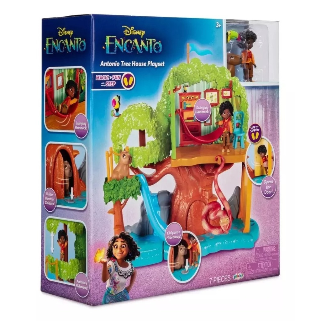 Disney Encanto - Casa Del Arbol De Antonio / 3+ Años / 7 Piezas