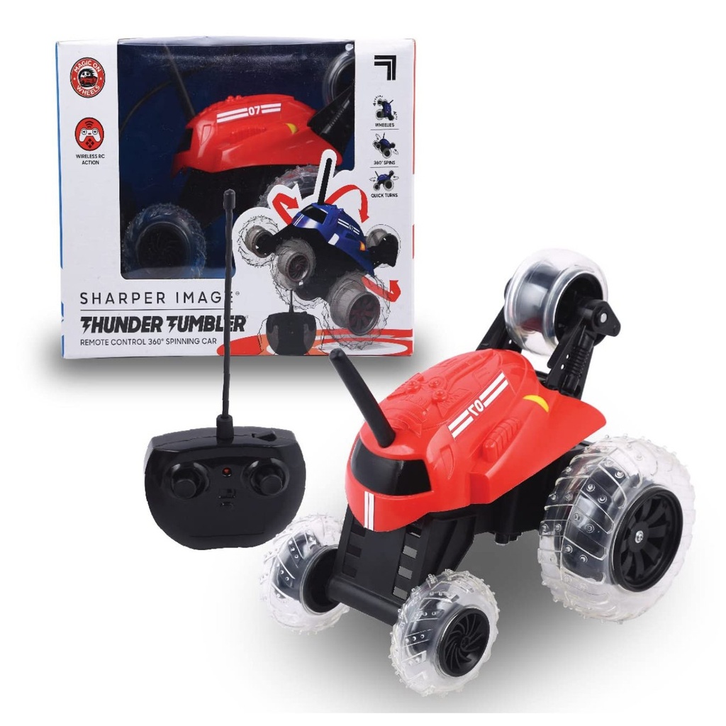 Carro Con Control Remoto - Thunder Tumbler 360° Spinning / Sharper Image / Color Rojo