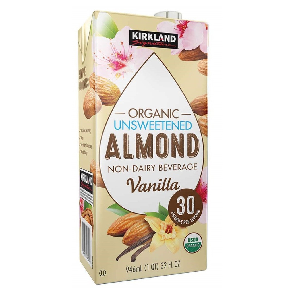 Kirkland Signature  Leche De Almendra Orgánica Sabor Vainilla / 946mL