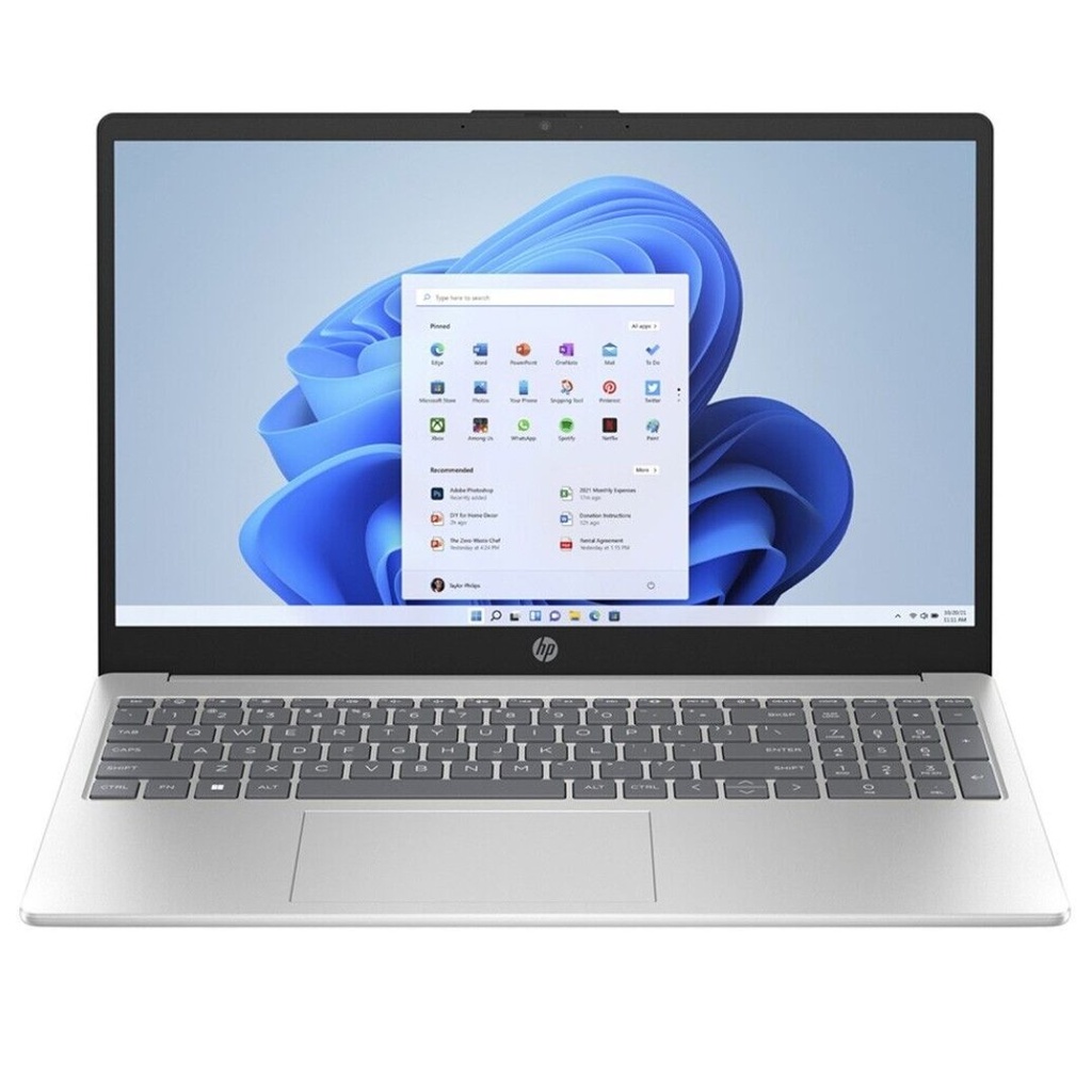 Laptop HP 15.6" 15-Fc0013 Amd Ryzen 3 7320u / 256GB SSD / 8GB RAM / Windows 11 / Plateada