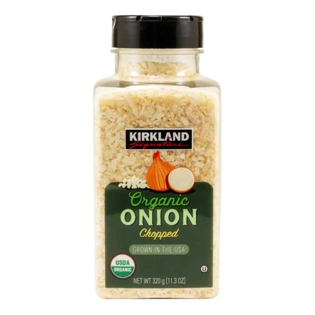 Condimento Cebolla En Hojuelas Deshidratadas Orgánica, Kirkland Signature / 320g