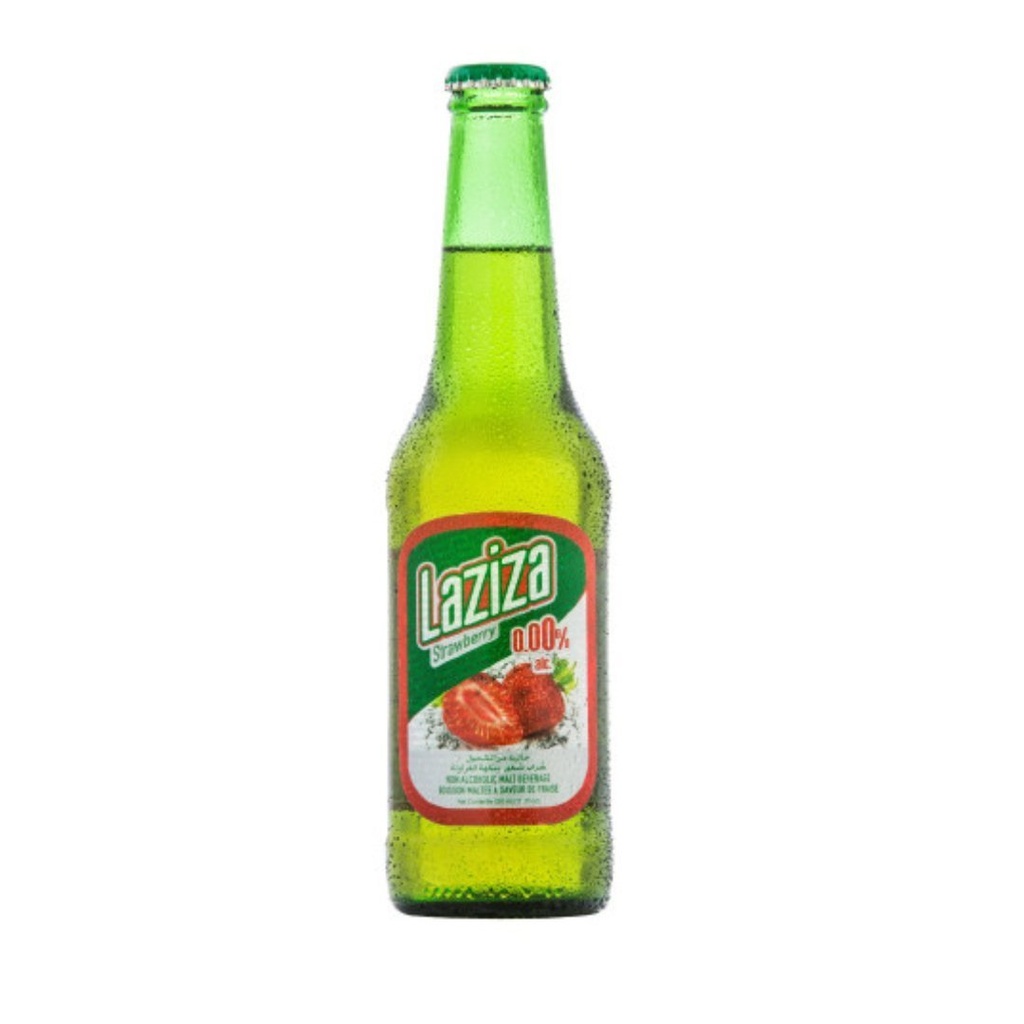 Bebida Sin Alcohol Sabor Fresa, Laziza / 330 mL