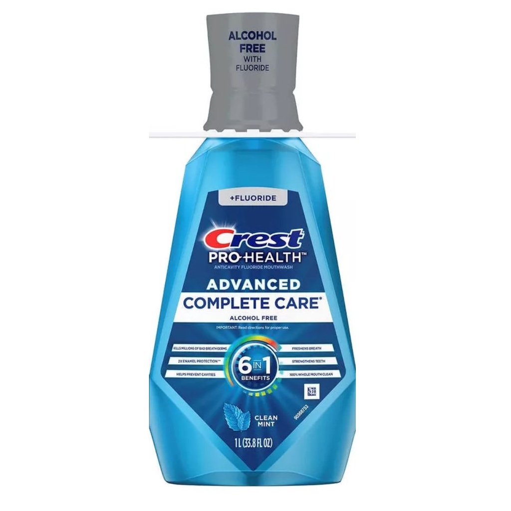 Crest Pro Health Enjuague Bucal  6 En 1 Clean Mint - Advanced Complete Care / 1Lt.