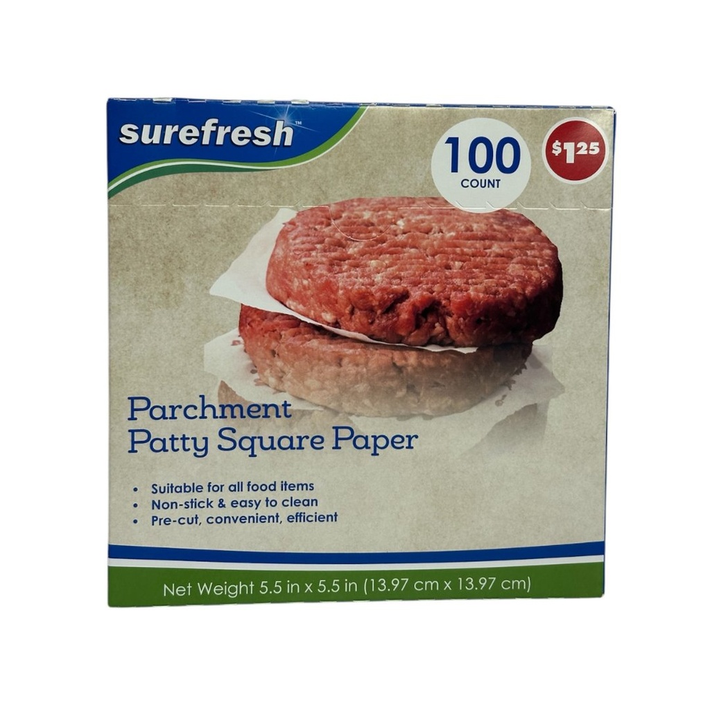 Cuadros De Papel Encerado, Surefresh / 100 Und / 5.5" X 5.5"