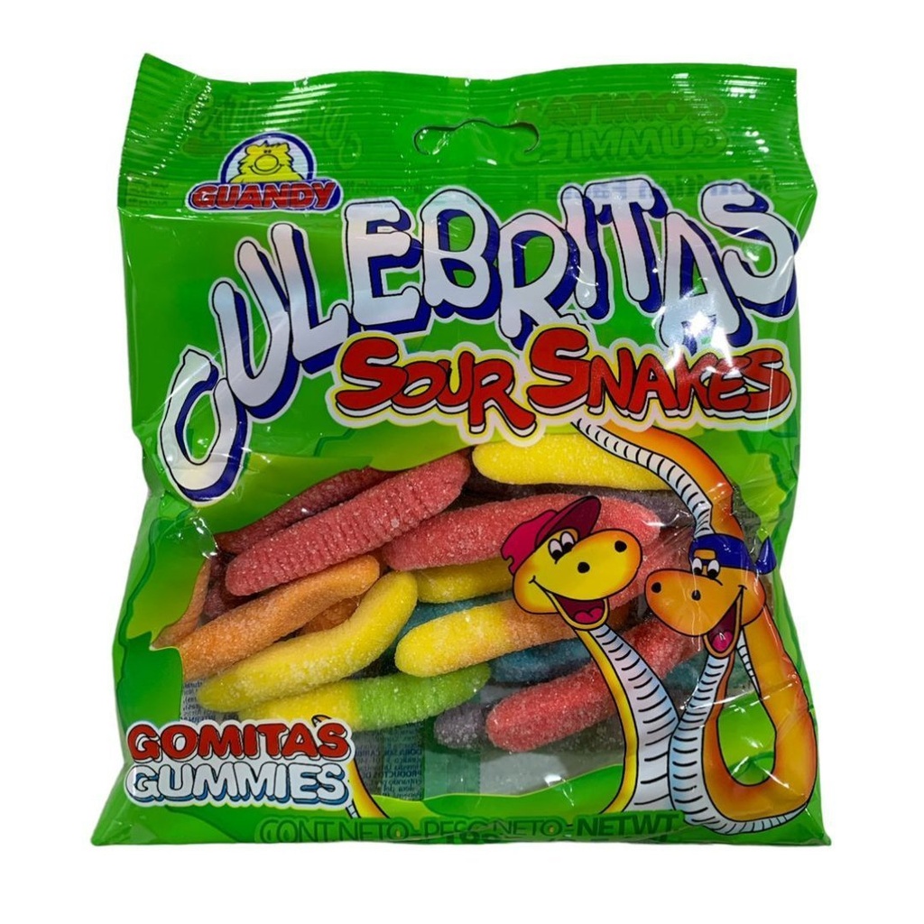 Culebritas De Gomitas Acidas Halal, Guandy / 100g