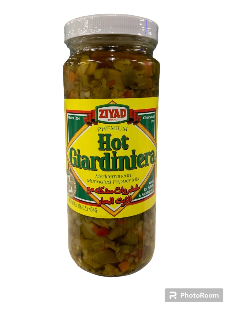Mezcla De Pimientos Picantes Marinados Mediterráneos, Ziyad / 454g
