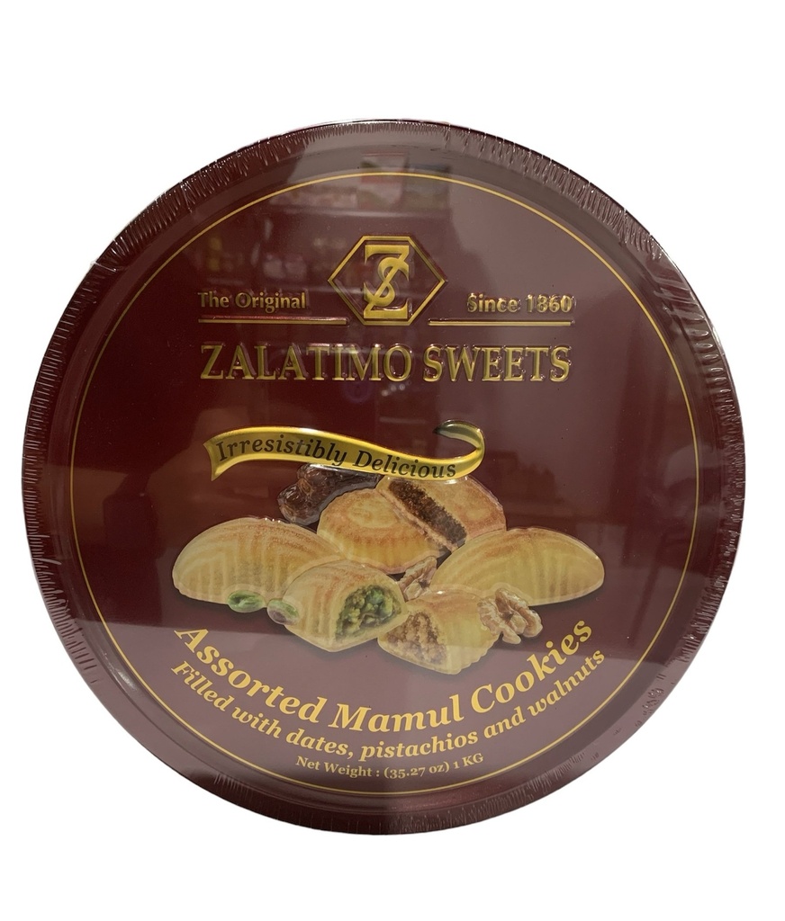 Galletas De Mamul Surtidas Con Pistacho, Datil y Nueces / Zalatiml Sweet / 1Kg