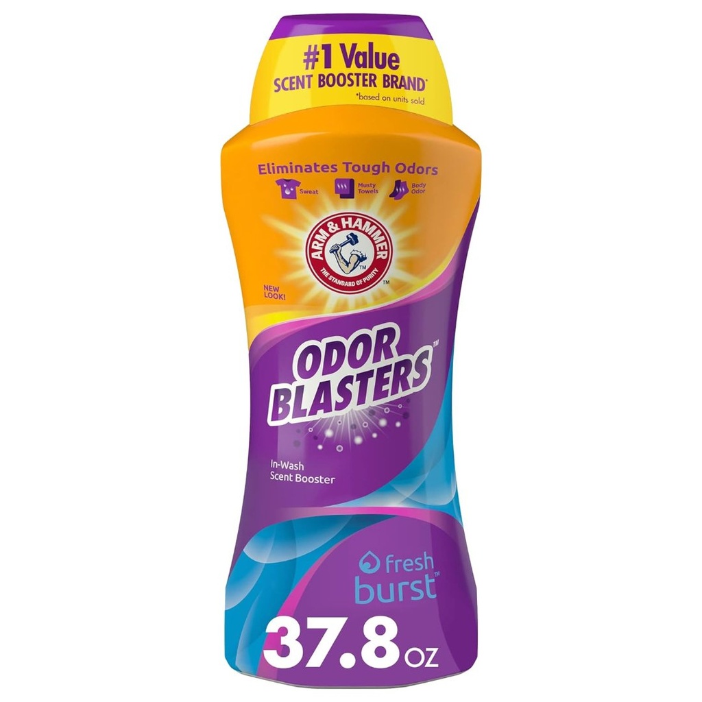 Pastillas Aromatizantes Mata Olor Para Lavar - Fresh Burst / Arm&amp;Hammer / 1.07 Kg
