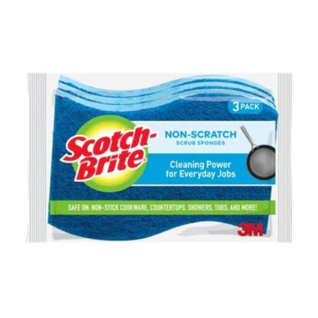 Esponjas Para Fregar Anti-Rayas Scotch-Brite / 3 Pack