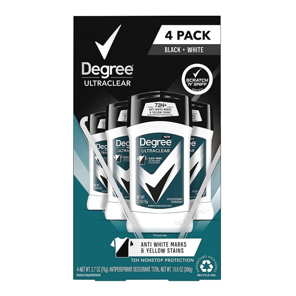 Degree Desodorante Antitranspirante Men UltraClear / 4 Pack