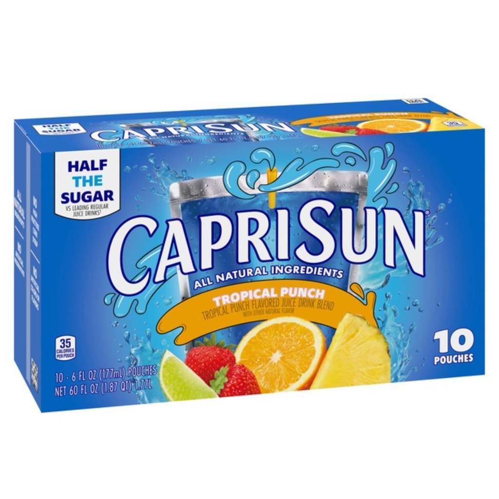 Jugo Capri Sun - Tropical Punch / 10 Pack / 177mL