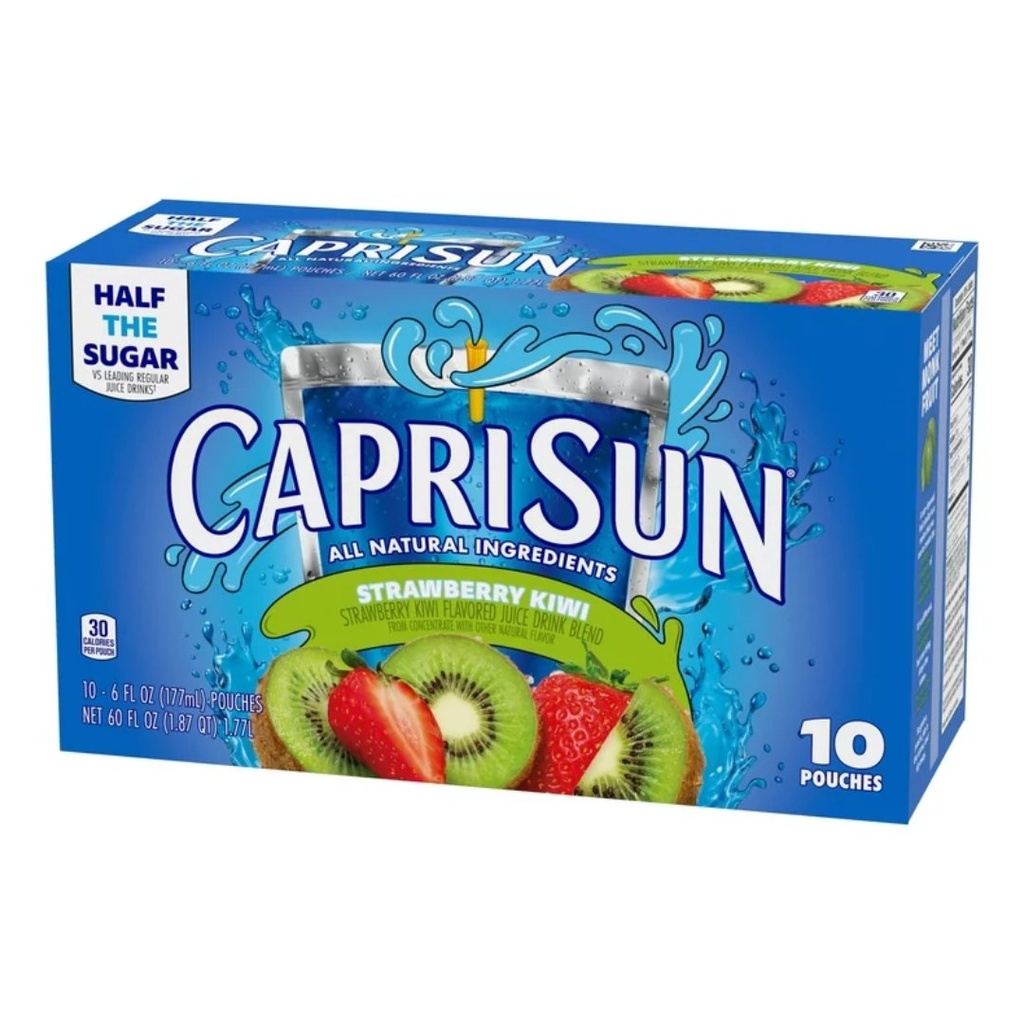 Jugo Capri Sun - Strawberry Kiwi / 10 Pack / 177mL