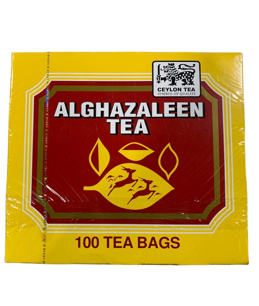 Sobres De Té Negro, Alghazaleen / 100 Pack