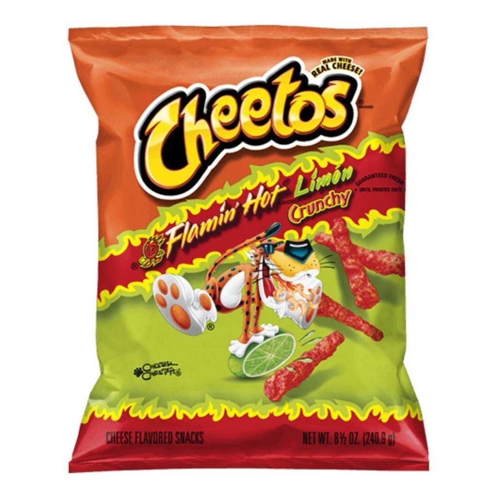 Cheetos Flamin Hot Crocantes De Limón / 240.9g