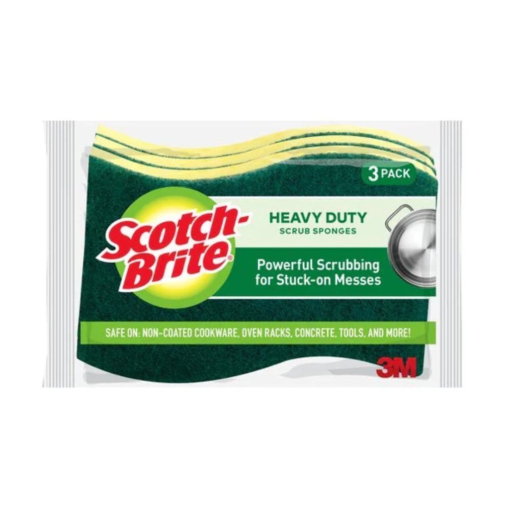 Esponjas Para Fregar Exfoliantes Scotch-Brite / 3 Pack