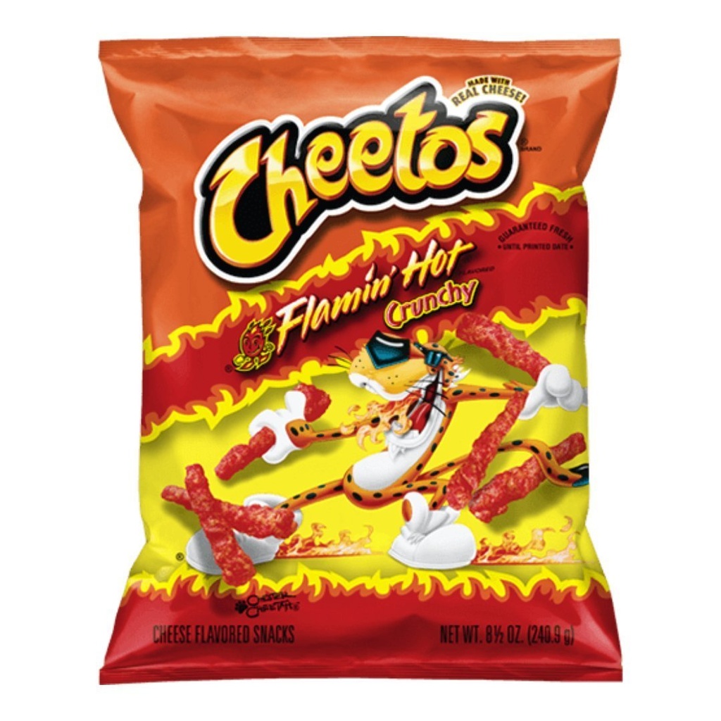 Frito Lays Cheetos Flamin Hot Crocantes / 240.9gr