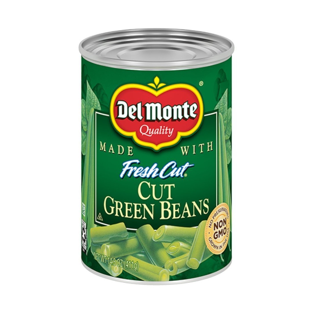 Vainitas Verdes Cortadas Fresh Cut, Del Monte / 411G