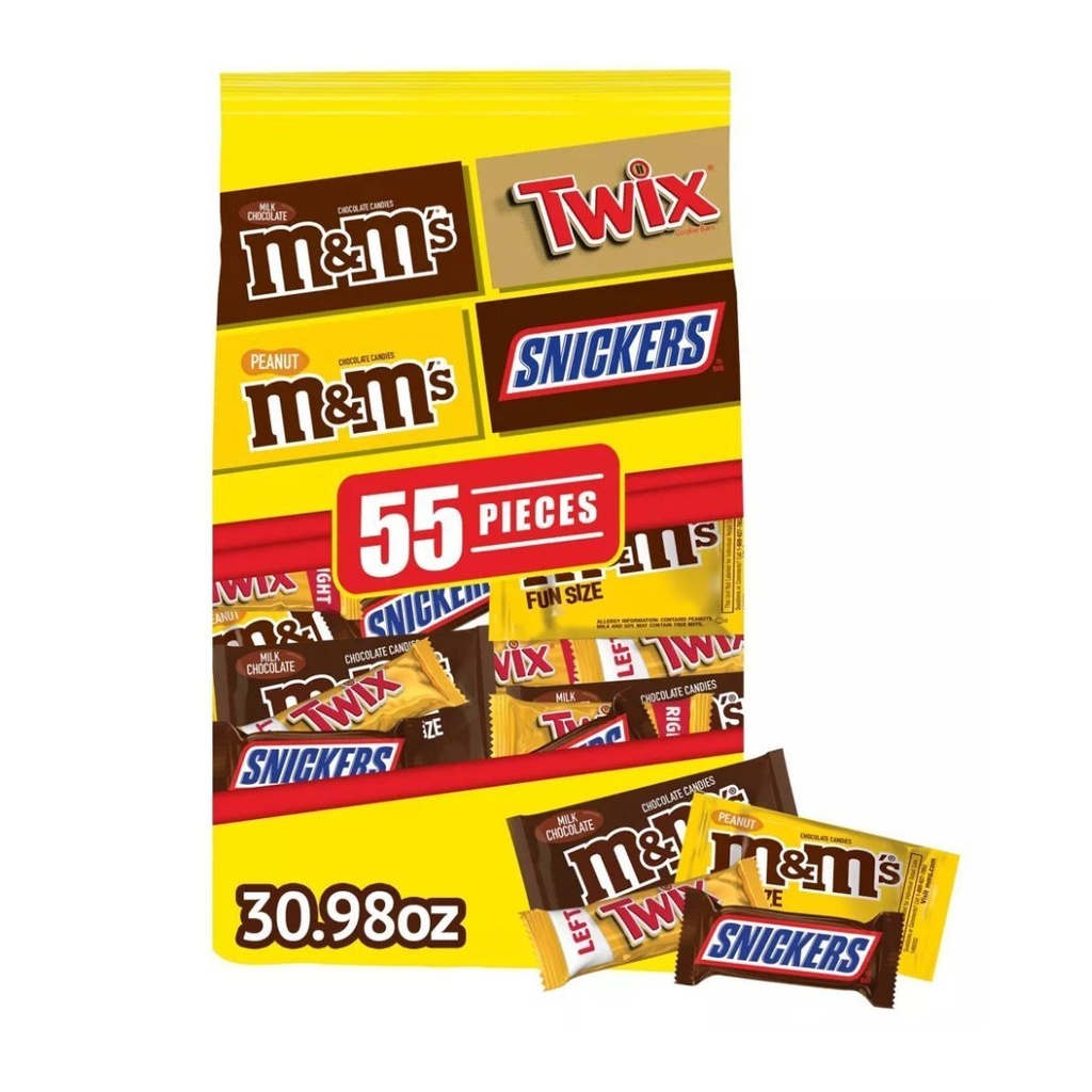 Bolsa De Chocolates Mars Fun Size, 55 Und / 878.3g