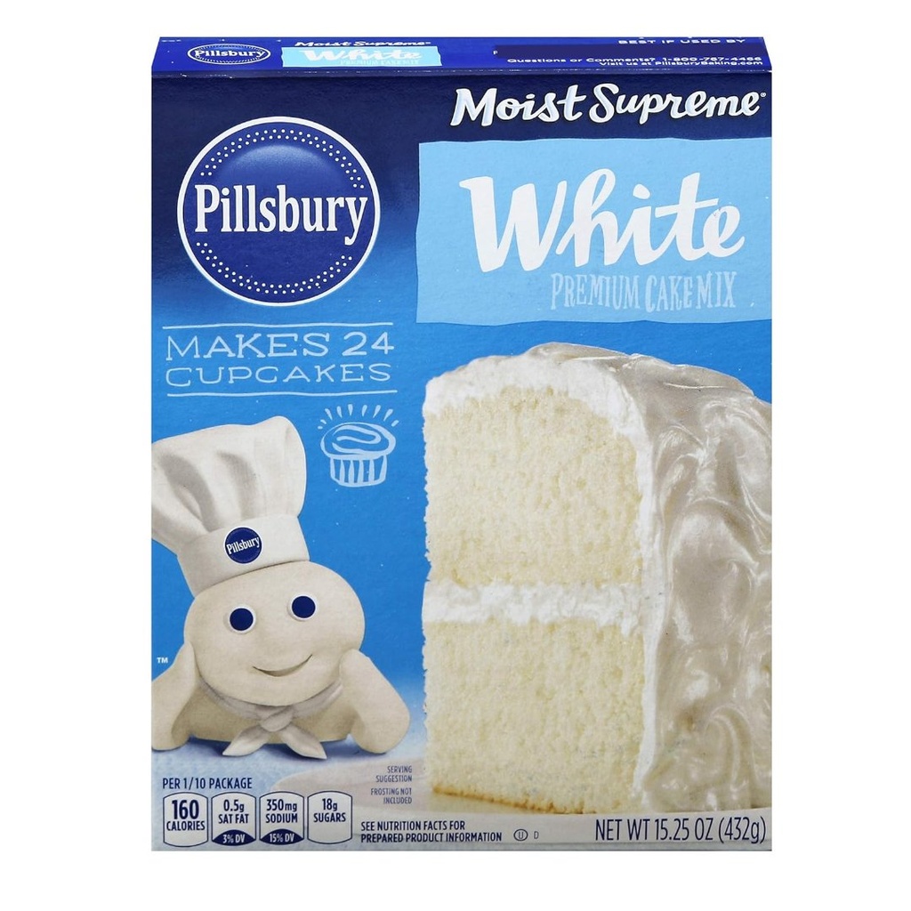 Mezcla Para Torta - White / Pillsbury / 432g