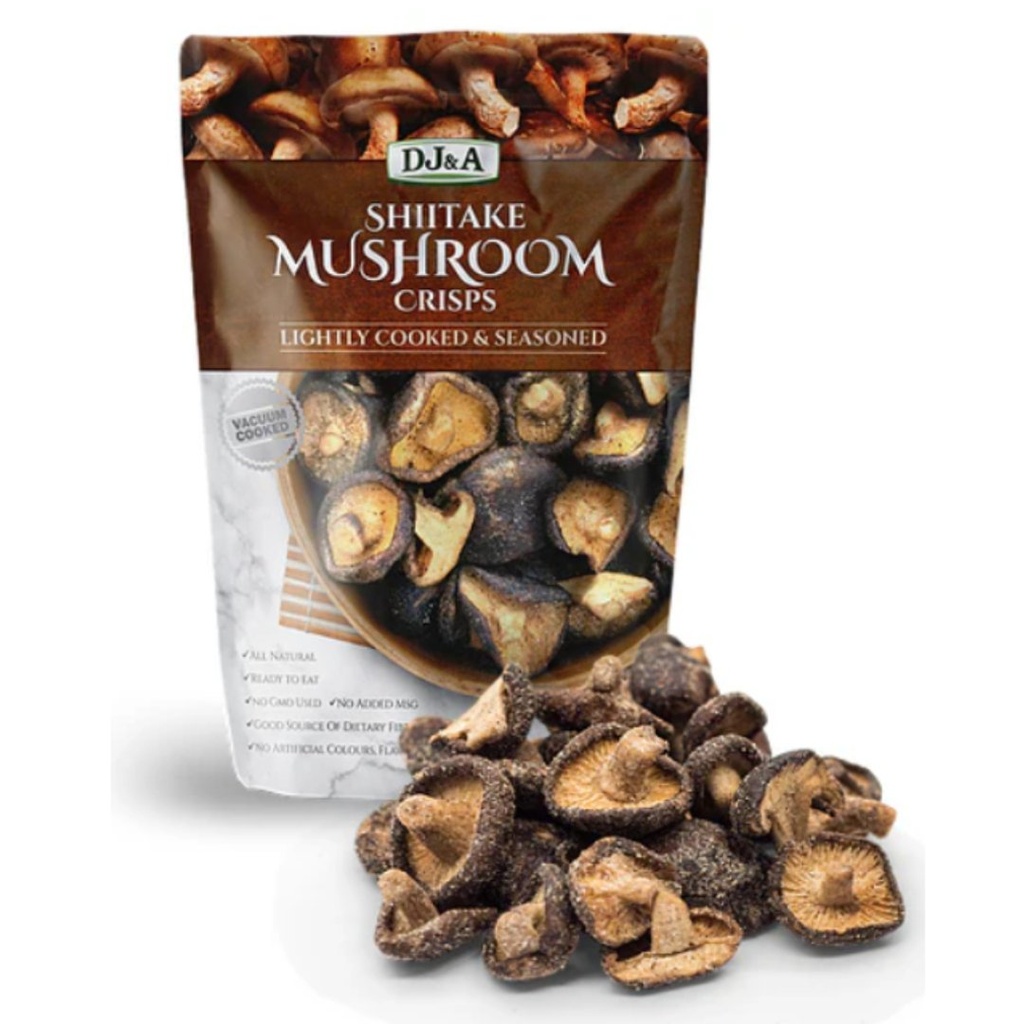 Crisps De Champiñones Sazonados Y Cocinados / DJ&amp;A / 300G