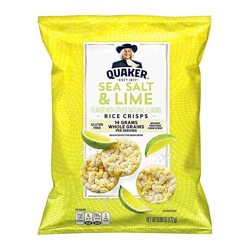 Crisps De Arroz - Sal Y Limón / Quaker / 172g