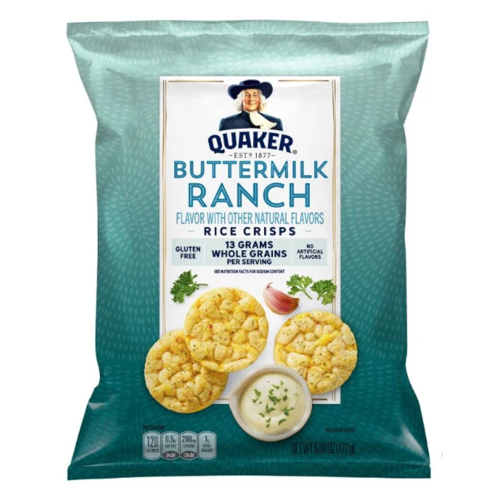 Crips De Arroz - Buttermilk Ranch / Quaker / 172g