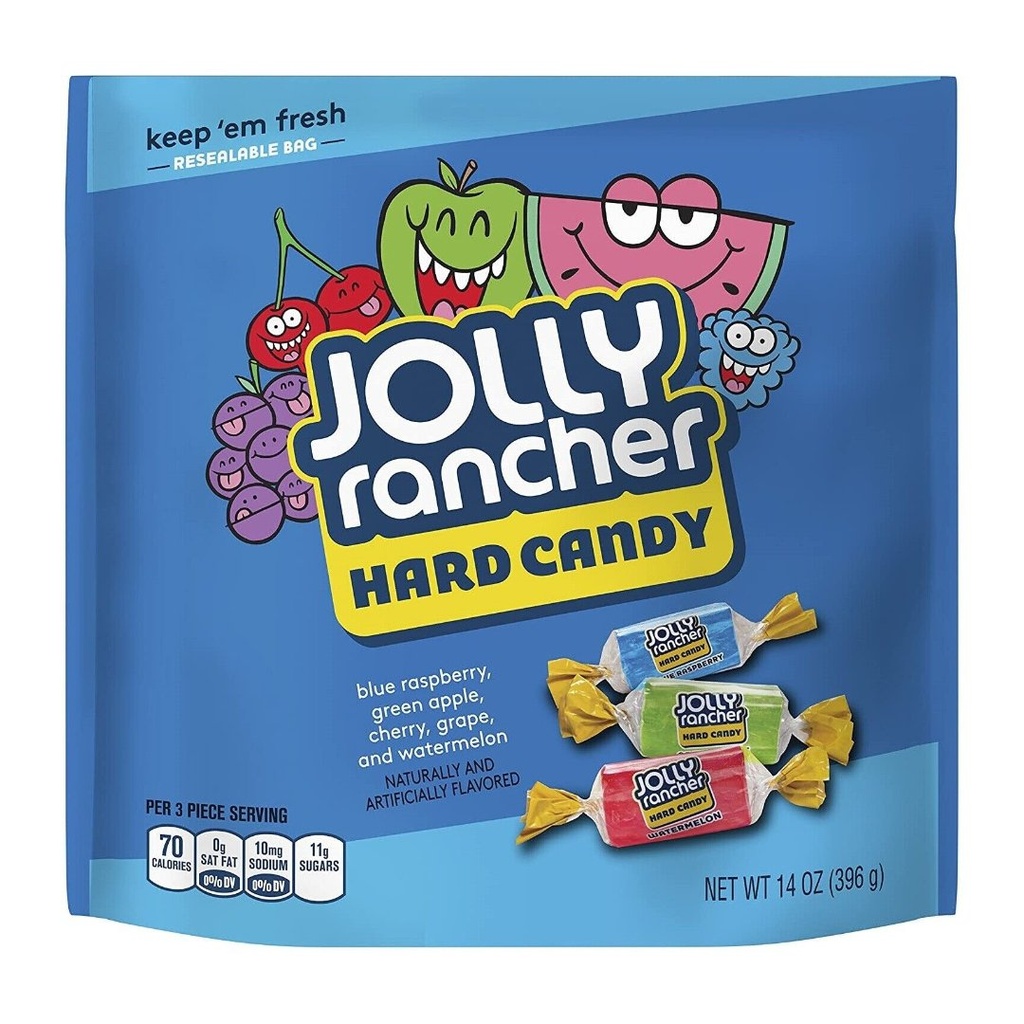 Caramelos Duros Sabores Surtidos, Jolly Rancher / 396g