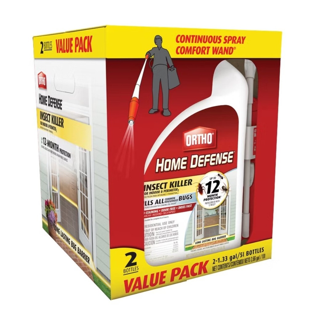 Insecticida Para Interiores Y Perimetral - Ortho- Sin Olores Ni Manchas / 5l / 2 Pack