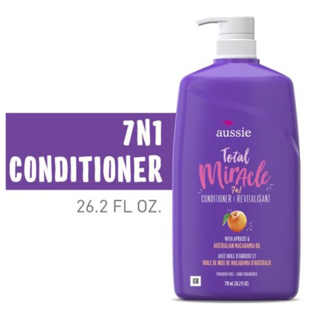 Acondicionador Milagroso 7 En 1 Con Aceite De Durazno Y Macadamia Australiana / Aussie / 778 Ml