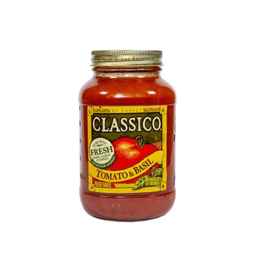Salsa Para Pastas De Tomate Y Albahaca / Classico / 907g