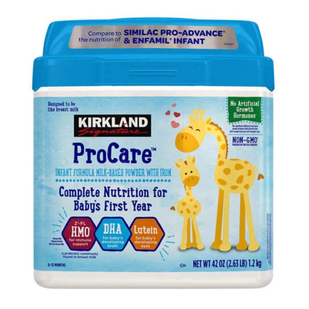Formula Infantil Kirkland Pro Care 0-12 Meses / 1.2 Kg