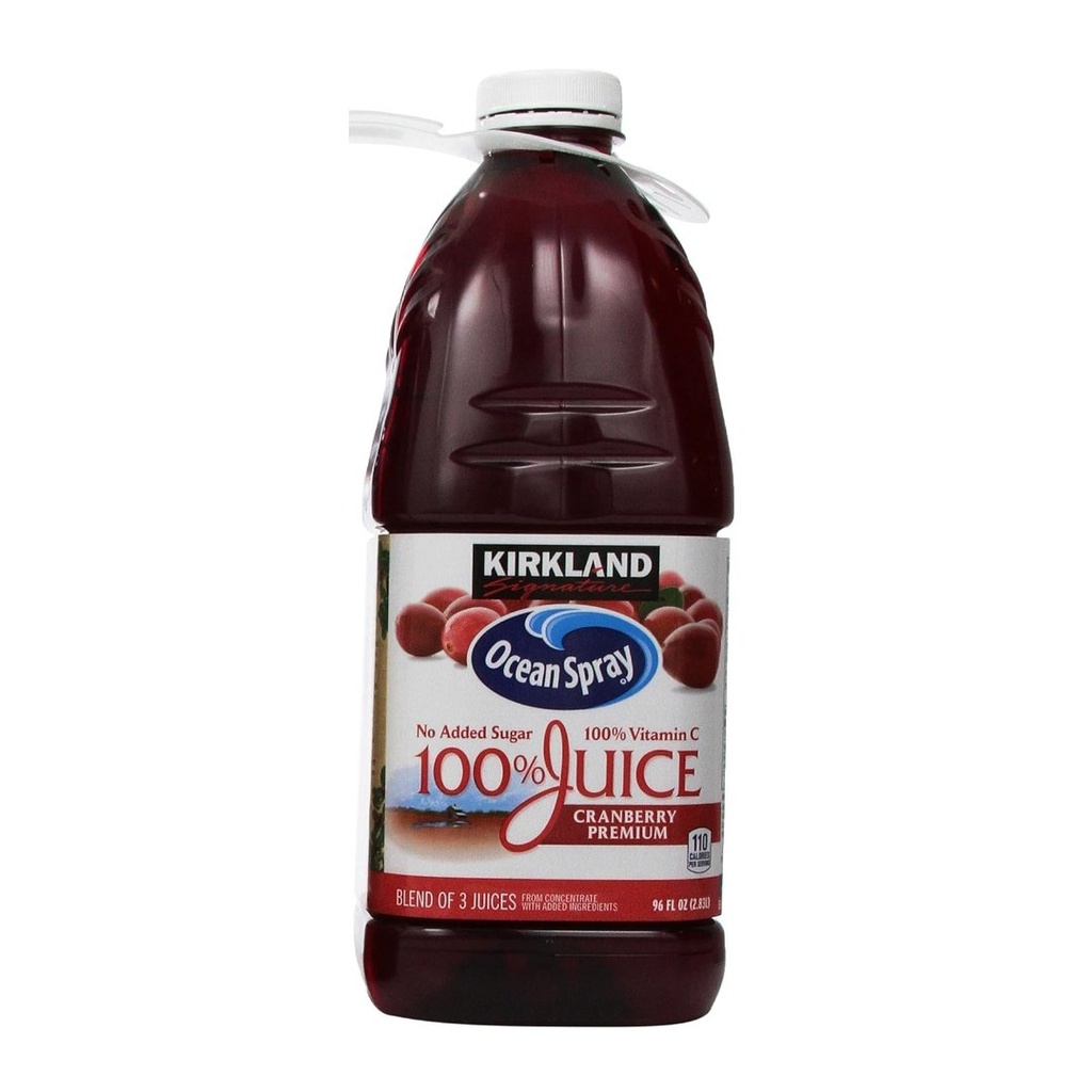 Ocean Spray Kirkland  Jugo De Arándanos 100%  / 2.83Lt