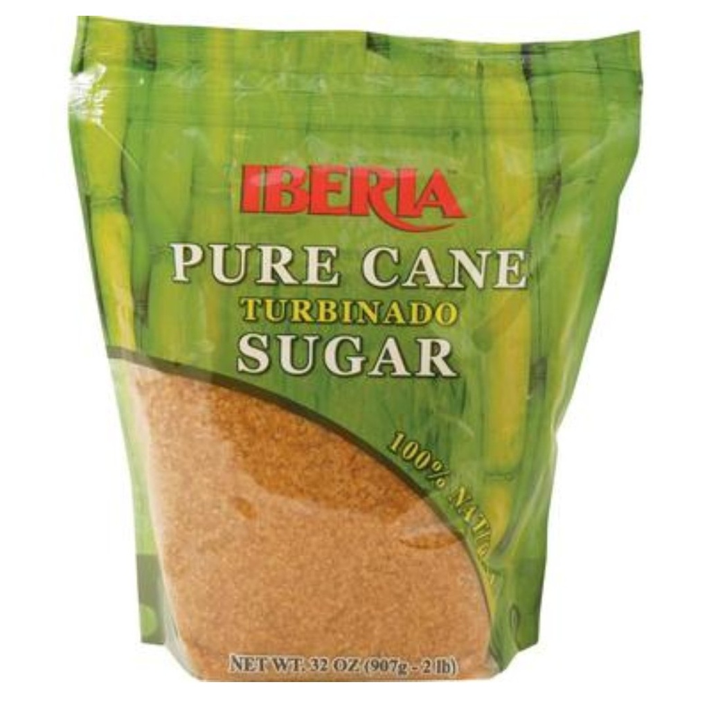 Azúcar De Caña Pura - Turbinado 100% / Iberia / 907g