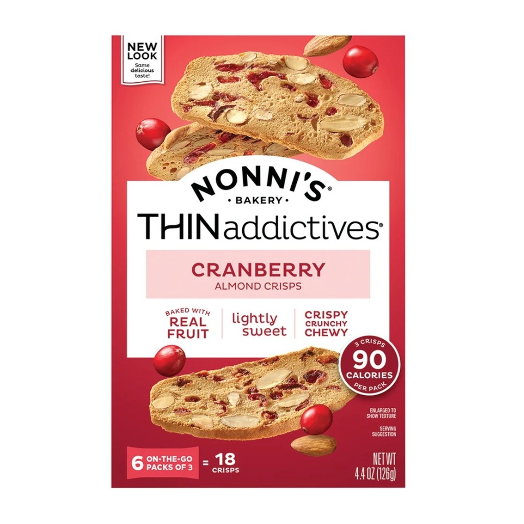 Galletas Con Arándanos Y Crisps De Almendras / Nonni´s / 126g