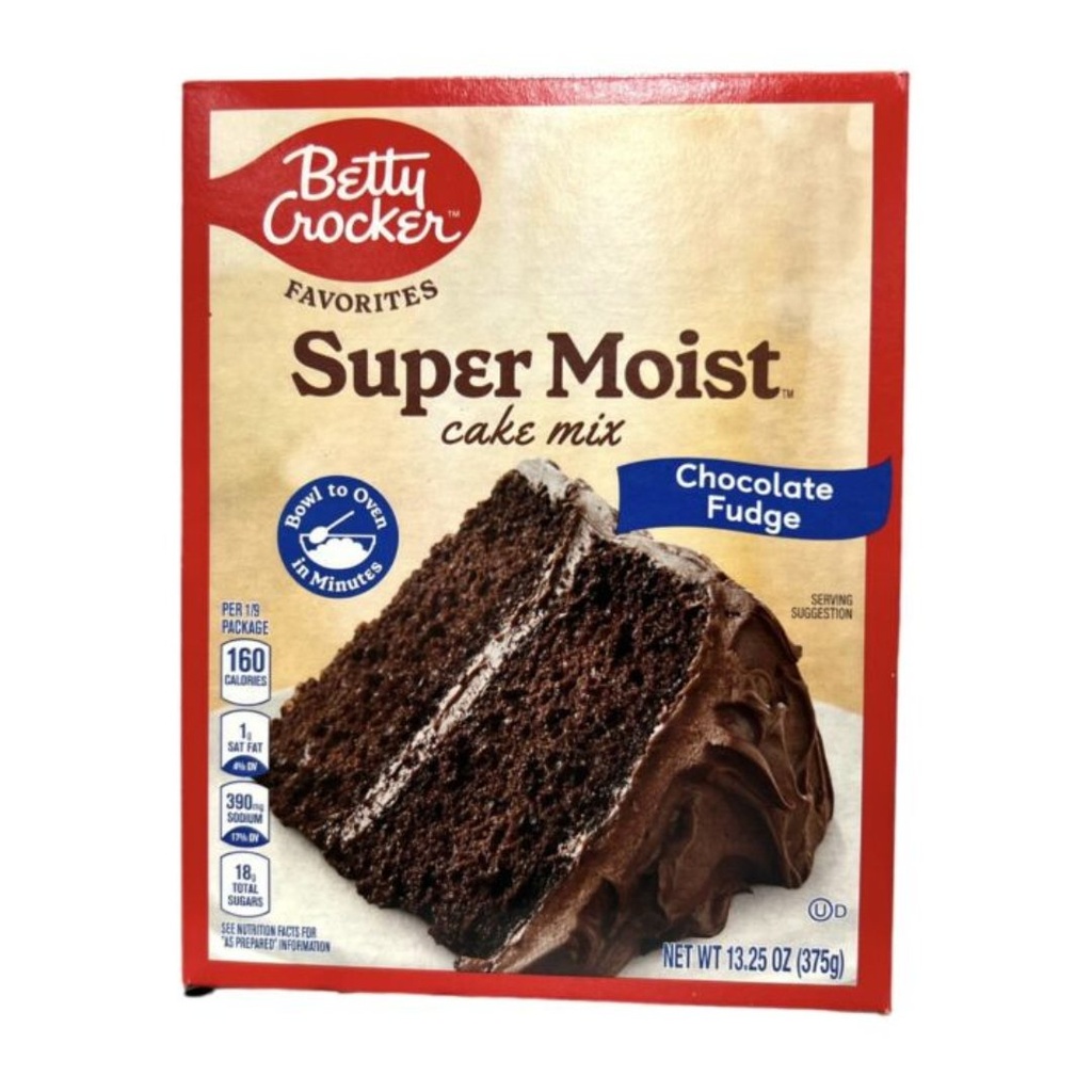 Mezcla De Torta Super Moist - Chocolate Fudge / Betty Crocker / 375g