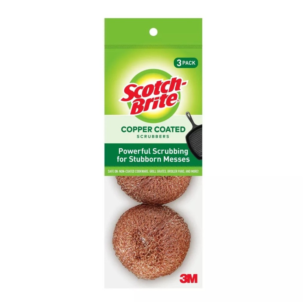 Esponjas Recubiertas De Cobre Scotch-Brite / 3 Pack