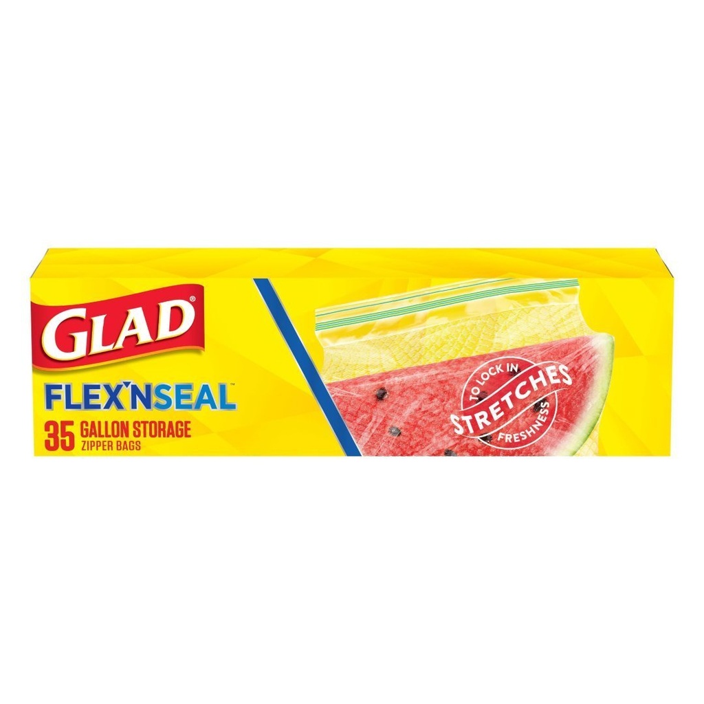 Bolsas Glad Flex´Nseal 26.8 cm X 27.3 cm / 35 Pack