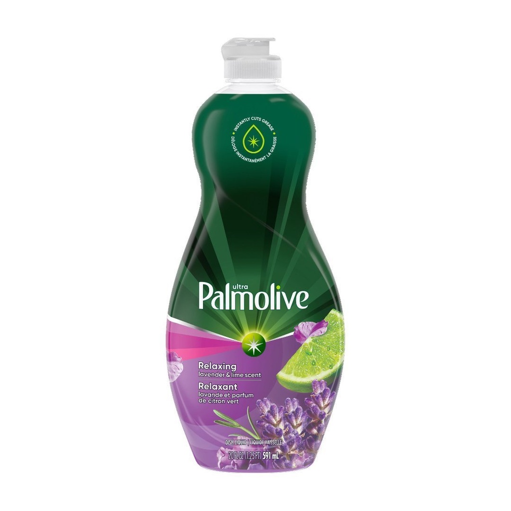 Lavaplatos Líquido Palmolive Ultra Relajante Lavanda Y Limón / 591mL