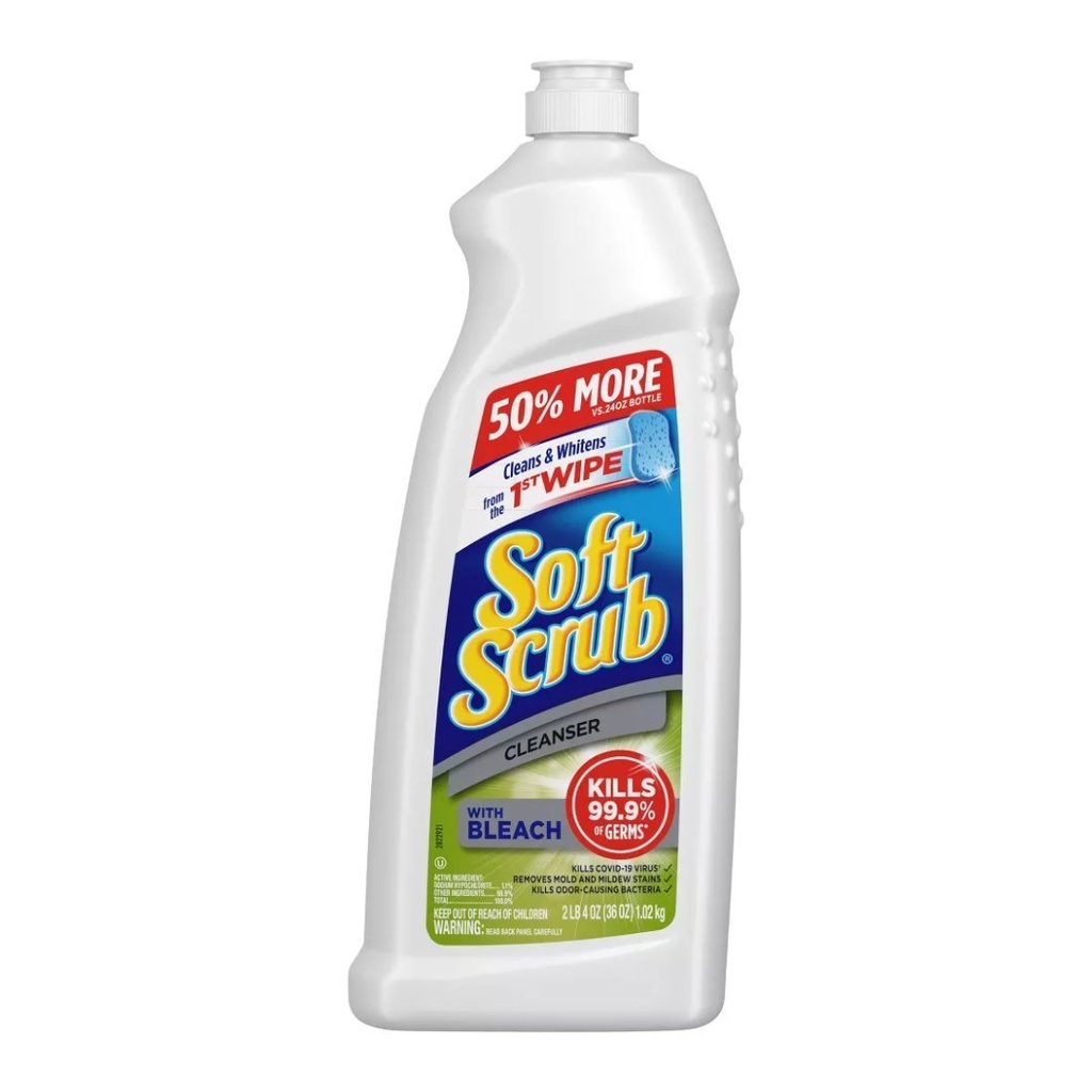 Limpiador Con Blanqueador / Soft Scrub / 1.02 Kg