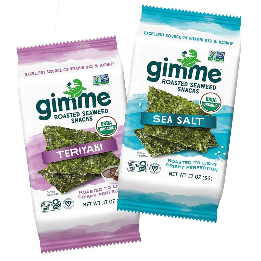 Snacks De Algas Asadas Sal Marina - Teriyaki / Gimme / 5g