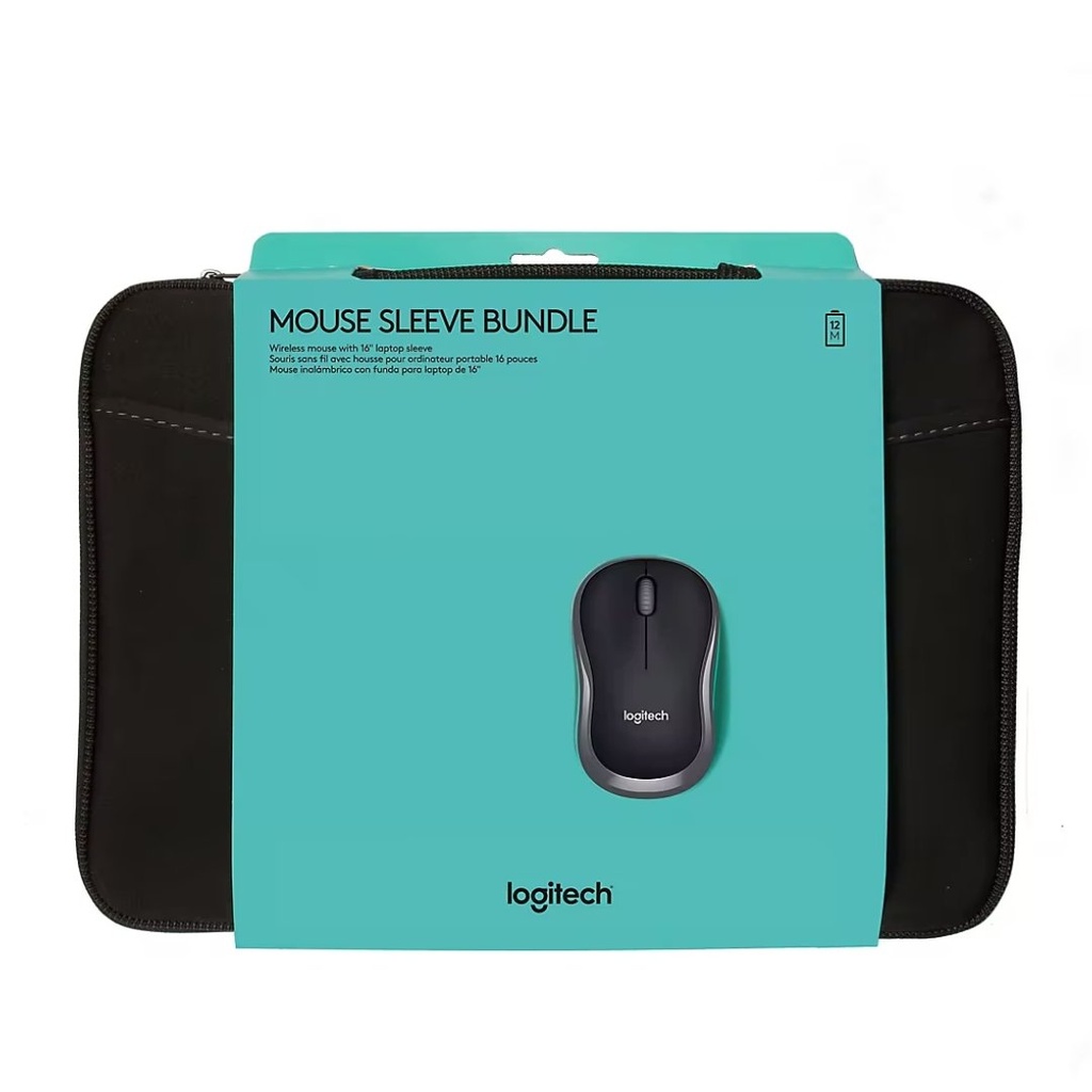 Mouse Inalámbrico Con Funda De Laptop De 16" / Logitech