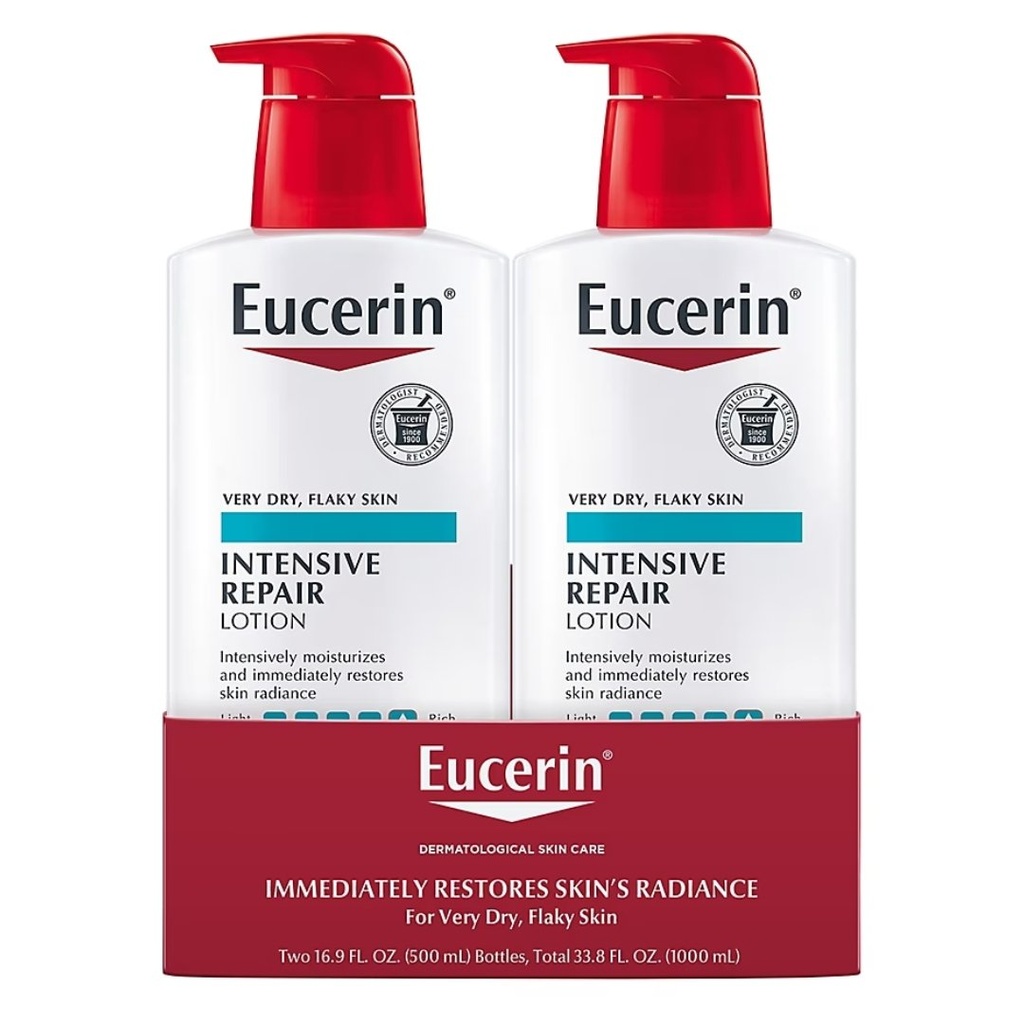 Loción Para Piel Muy Seca - Reparación Intensa, Eucerin / 500ml / 2 Pack