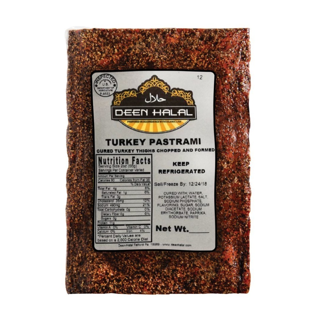 Pastrami De Pavo, Deen Halal