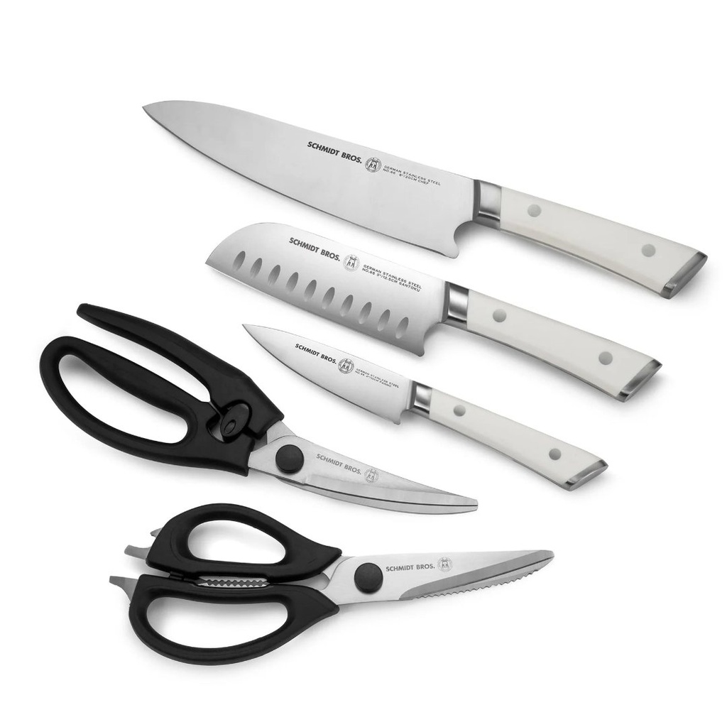 Cuchillos Alemanes Forjados De Acero Inoxidable / Schmidt Bros / 5 Pack