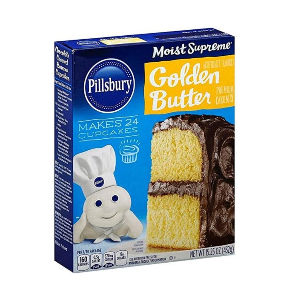 Mezcla Para Torta Pillsbury Sabor Golden Butter, 432g