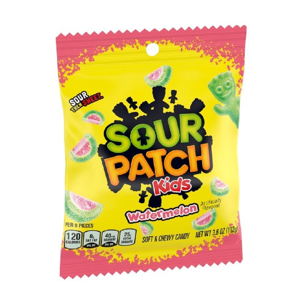 Gomitas Sour Patch Sabor Patilla / 102g