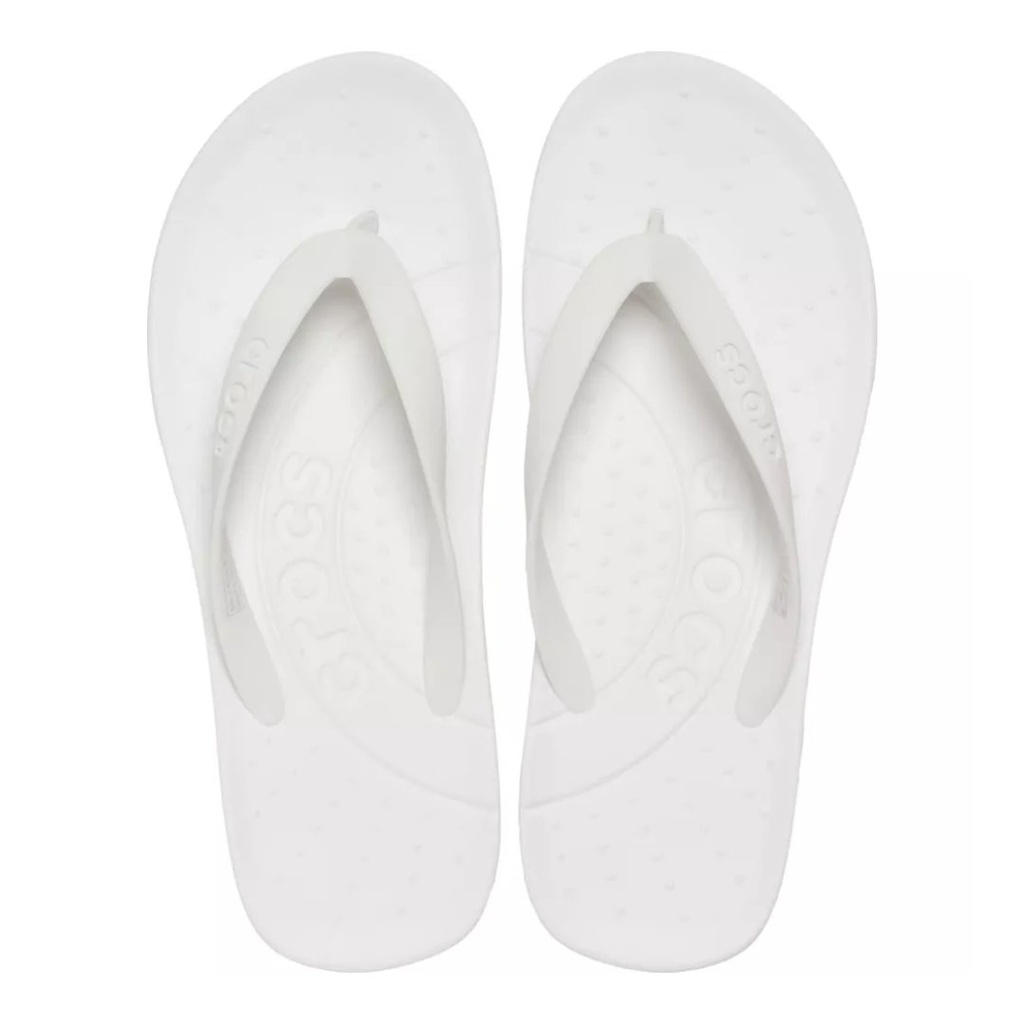Chanclas Crocs Para Adultos - Blanco Talla 39-40